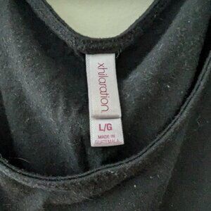 Xhilaration Top women's size L black *ALL LISTED TOPS BOGO!*